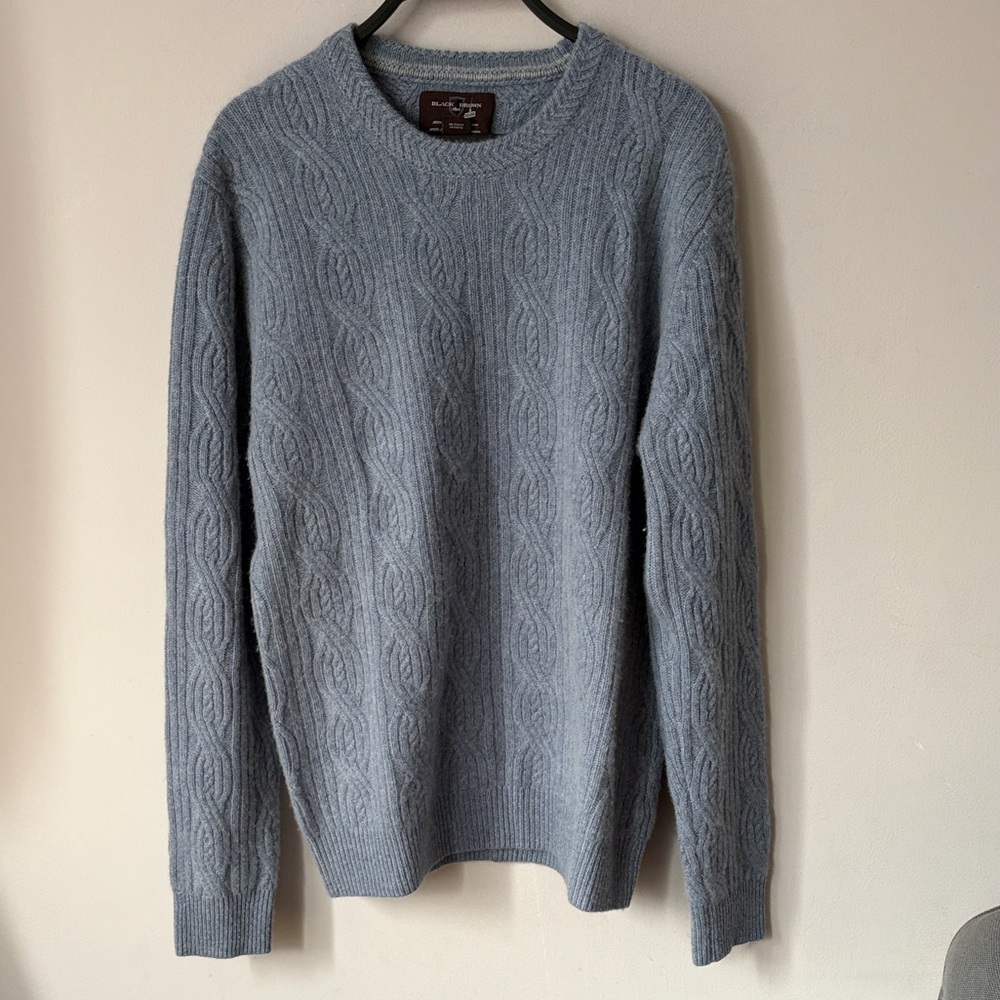 Black Brown 1826 100% 2 Ply Cashmere Super Soft Sweater